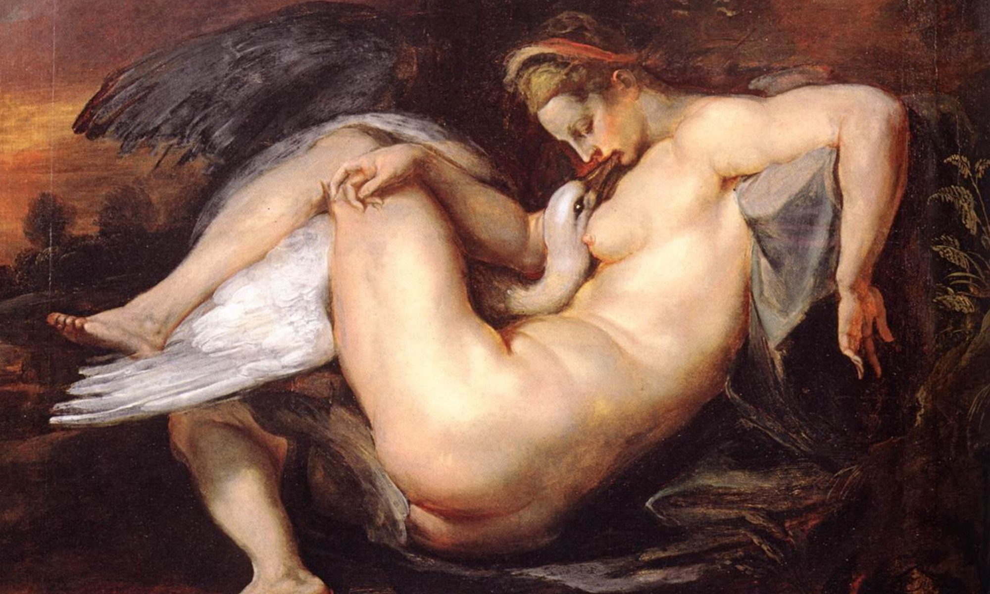 Rubens - Leda und der Schwan-Ausschnitt
